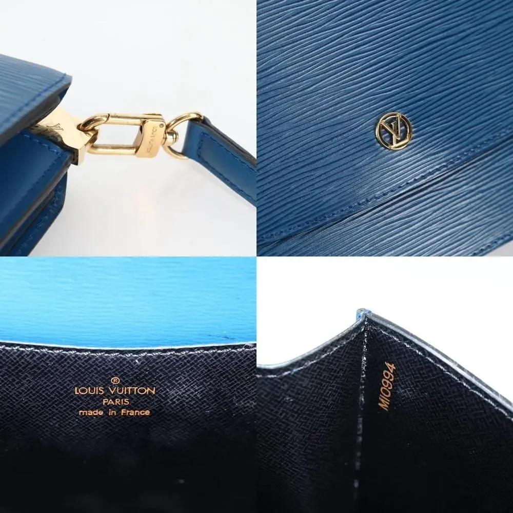 Louis Vuitton Epi Grenel Shoulder Bag Blue